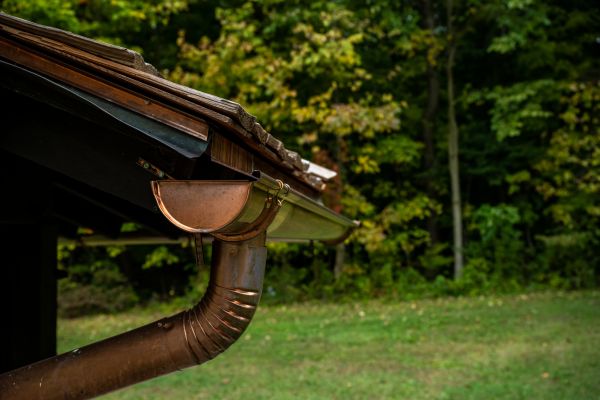 Copper Gutter Replacement in Waynesville