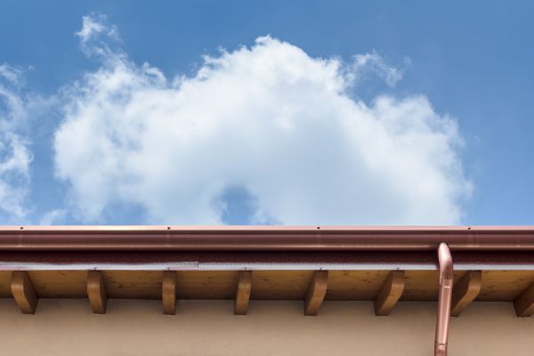 Copper Gutter Installation in Waynesville