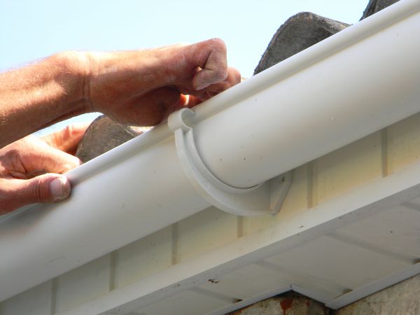Plastic Gutter Repair in Waynesville