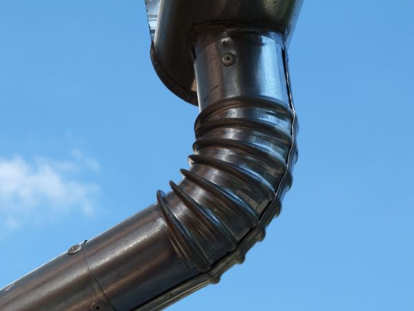 Metal Downspout Installation in Waynesville
