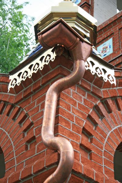 Church Downspout Installation in Waynesville